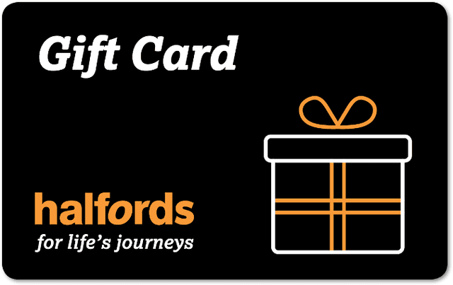 Halfords Ireland gift card