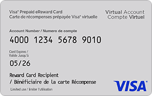 Visa Prepaid eReward Card Canada logo
