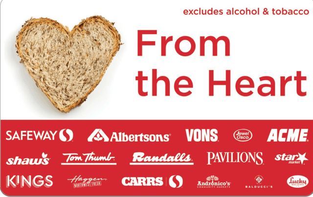 Albertsons [Heart] USA gift card