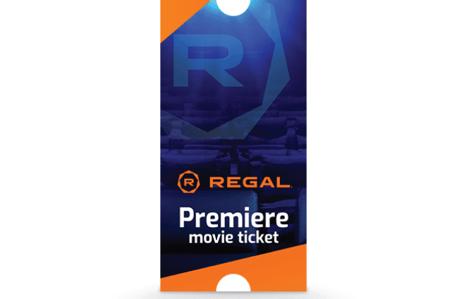 Logo de Regal Premiere Ticket USA