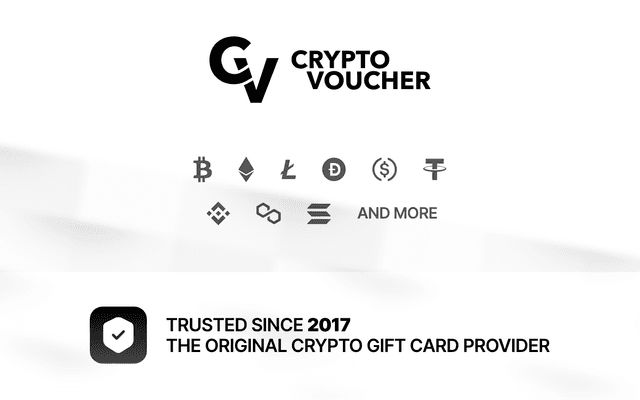 Crypto Voucher GBP gift card