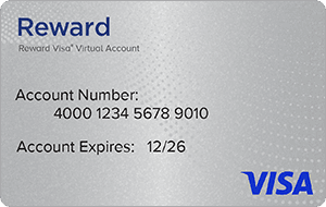 Logo de Visa® Reward Virtual Account, 12-Month Fee Down USA
