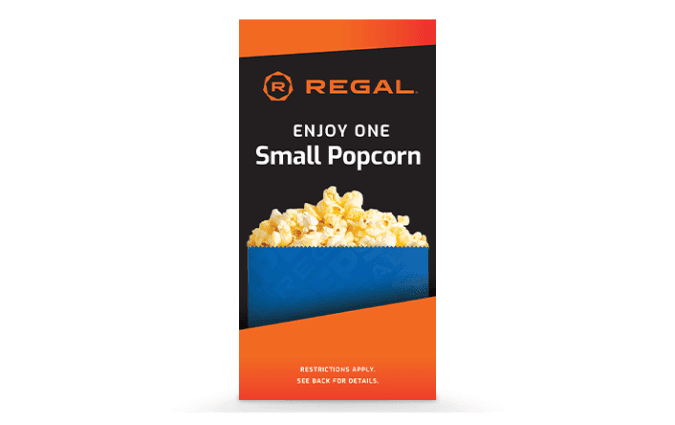 Logo de Regal Small Popcorn Voucher USA