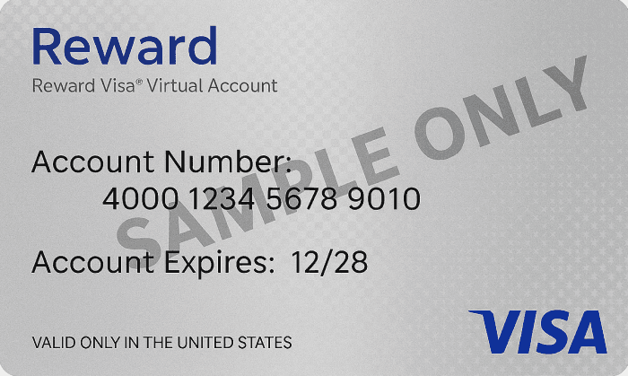 Logo de Prepaid Visa Reward USA