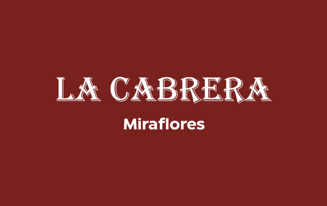 Logo de La Cabrera - Miraflores Peru